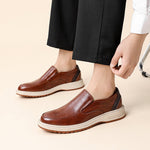 Daren Polished Leather Slip-On Shoes