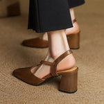Petra Genuine Leather Heels