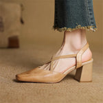 Petra Genuine Leather Heels