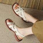 Monika Leather Sandals