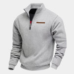 Slate Urban High Collar Pullover - Cross & Crown