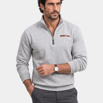 Slate Urban High Collar Pullover - Cross & Crown