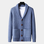 Sophisticated Winter Wool Cardigan - Cross & Crown