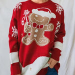 Marlow | Gingerbread Christmas Sweater