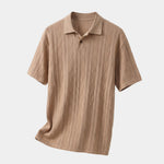Imperial Diamond Knit Polo Shirt - Cross & Crown