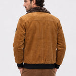 Thermal Windbreaker Corduroy Jacket - Cross & Crown