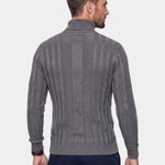 Turtleneck Knitwear Pullover Sweater - Cross & Crown