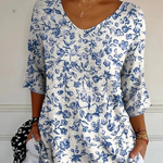 Eliza | Floral Print Relaxed Tunic