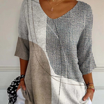 Diane | Colorblock Print Pullover