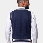 V Neck Elegant Knit Vest - Cross & Crown
