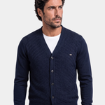V Neck Knitwear Cardigan - Cross & Crown