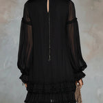AURELIA | RUFFLE TRIM MINI DRESS