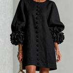 Florence | Floral Button-Front Mini Dress