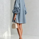 Cleo | Floral-Trimmed Mini Dress