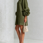 Florence | Floral Button-Front Mini Dress