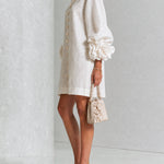 Florence | Floral Button-Front Mini Dress