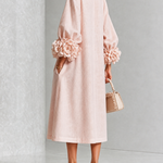 LILIANA | ELEGANT FLORAL MIDI DRESS