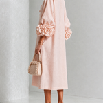 LILIANA | ELEGANT FLORAL MIDI DRESS