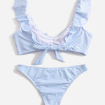 Carla® | Striped Summer Bikini Set for With Maritime Design
