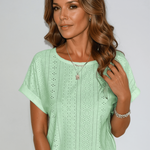 Liamo | Oceanview Eyelet Top