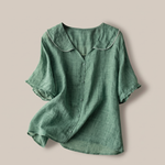 ADÈLE LINEN BLOUSE