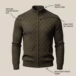 ALDRIC ZIP CARDIGAN