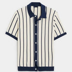 Atlantic Frame Knit Polo – Cross & Crown