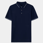 Azure Classic Polo – Cross & Crown