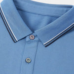 Azure Classic Polo – Cross & Crown