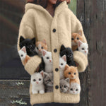 Durchdacht designte Strickjacke