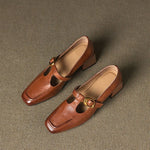 Elena Genuine Leather Heels