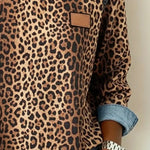 Esmée | Leopard Patchwork Sweater with Flattering Fit and Daily Comfort