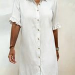 ROSAMERE FLATTERING DENIM DRESS