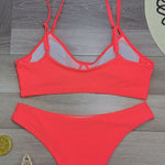 Ema® | Push-up Bikini With Top and Delta Wing Thong