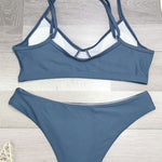Ema® | Push-up Bikini With Top and Delta Wing Thong