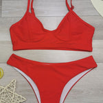 Ema® | Push-up Bikini With Top and Delta Wing Thong