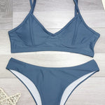 Ema® | Push-up Bikini With Top and Delta Wing Thong