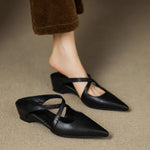 Aluna Genuine Leather Mules