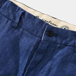 Bleu Horizon Linen Shorts - Cross & Crown