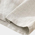 Bleu Horizon Linen Shorts - Cross & Crown