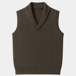 British Knit Vest Waistcoat - Cross & Crown