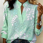EDEN CHIC HIGH-NECK BLOUSE