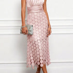Aurelia | Satin Cutout Midi Dress