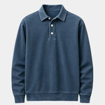 Canyon Mist Long Sleeve Polo Shirt – Cross & Crown