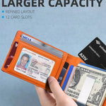 Carbon Fiber Anti RFID Minimalist Wallet - Cross & Crown