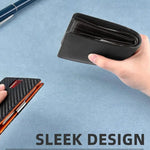 Carbon Fiber Anti RFID Minimalist Wallet - Cross & Crown