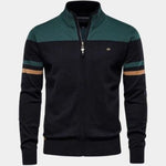 Cardigan Sweater Zipper Standing Collar Knitwear - Cross & Crown