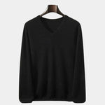 Cashmere V Neck Knitwear Sweater - Cross & Crown