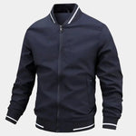 Casual Baseball Bomber Jacket - Cross & Crown