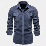Casual Business Corduroy Shirt - Cross & Crown